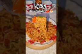 🔥 Spicy Chilli Maggie 🌶️🍝| Ultimate Twist😍#shorts #maggi #ytshorts #trending #viralvideo #yt #spicy