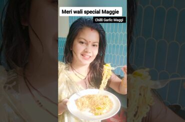 Chilli Garlic Maggie Recipe | Chilli Garlic noodles #shorts #youtubeshorts #maggi #viral