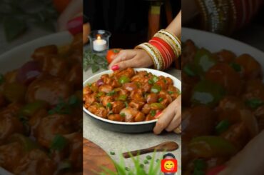 Soya Chilli Recipe #food #cooking #ytshorts #mukbang #shorts