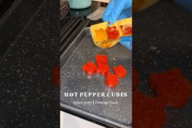 Monthly Kitchen Reset | Ep 4: Hot Pepper Cubes (Meal Prep Freezer Hack)