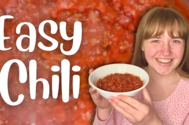 Easy Chili con Carne - I Can't Cook Either
