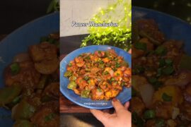 Paneer Manchurian Recipe | Street Style Paneer Chilli at Home 😋 #shorts #viralvideo #shortsfeed