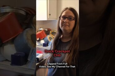 Crockpot Chili (Under $20!) [Short] #Crockpot #Chili #BudgetMeals