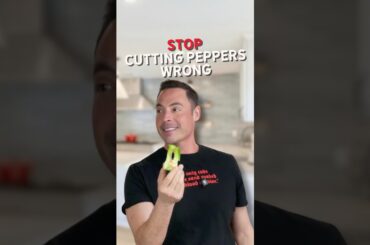 The Right Way to Cut a Bell Pepper (Chef Trick)
