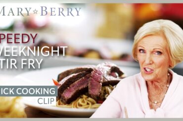 Beef & Pepper Stir-Fry (Speedy Weeknight Dinner Recipe) | Mary Berry's Quick Cooking | Mary Berry