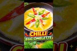 Chilli Egg Omelette 🍳 #food #lifeisbutadream #recipe