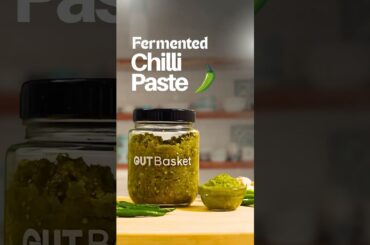 Fermented Green Chilli Paste 🌶️🔥 #recipe #fermentation #guthealth