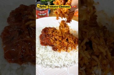 "Viral Spicy Chutney! 🌶️🍚 #shorts