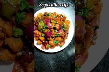 Restaurant Style Soya chili recipe | Easy & Delicious Soya Recipe 🥘#shorts #soya