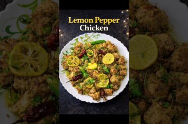 Lemon Pepper Chicken Recipe 🍋🔥 | Juicy & Easy Restaurant Style Chicken #shorts