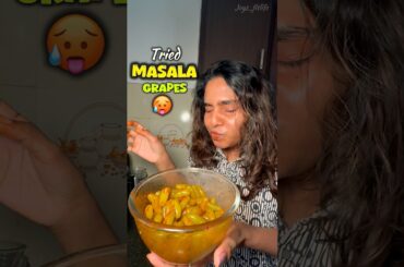 🥵Masala Grapes🤤🍇 #shorts #youtube #ytshorts #trending