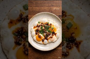 One Pan Chilli Oil Eggs recipe– Perfect with Bread🔥#chililoileggs #eggrecipe #spicyeggs