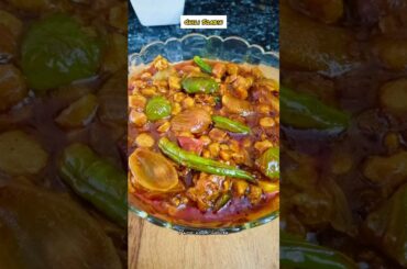 Easy Chili Soyabin Recipe 😍 #shortsfeed #food #chili