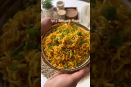 Spicy Chilli Garlic Maggi | 10-Minute Easy Maggi Recipe 🌶️🧄