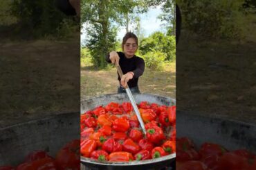 Cooking deep fried red chili recipe