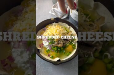 Crispy Tortilla Quiche | Easy High-Protein Breakfast Idea #recipe #easyrecipe #eggs