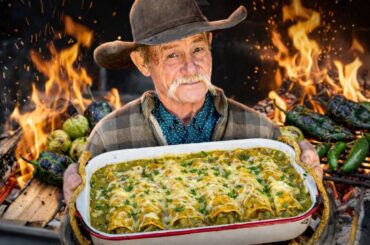 The Enchiladas that Won the West - Authentic Chile Verde Enchiladas