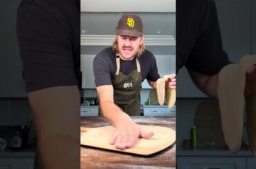 Pizza class! Basil Ricotta Hot Honey Pep 🍕