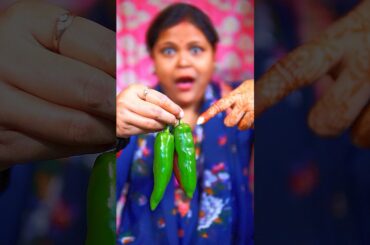 Green Chilli Pakoras || Fitters Recipe #shorts #chilli #pakoda #viral #trending
