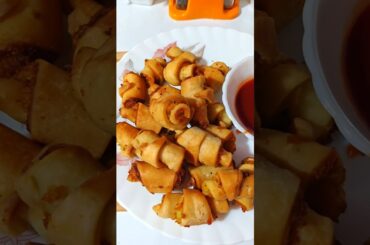 Croissant Samosa Recipe #shorts #viral#snacks#samosa#trending