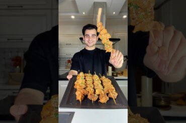 Bang Bang Chicken Skewers 😍🍢 #shorts