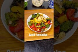 Air fried vegetables - No onion and garlic