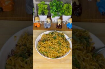 Spicy chilli Garlic Maggi recipe #maggi #chilligarlicnoodles #recipe #viral #trending #shortvideo