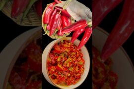Lal mirch ka achar | Mirch ka achar recipe | Masala mirch | Hari mirch achar | Pickle #shortsviral