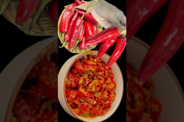 Lal mirch ka achar | Mirch ka achar recipe | Masala mirch | Hari mirch achar | Pickle #shortsviral