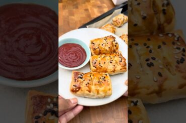 Red Pepper Sausage Rolls Ramadan Prep #ramadan #iftar #recipe