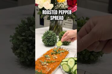 Roasted Red Pepper Spread – Easy Elegant Appetizer