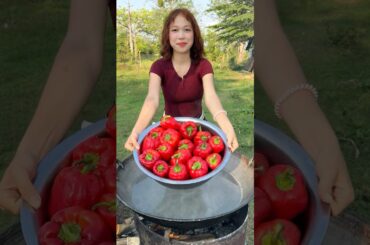 Cooking yummy bell pepper recipe