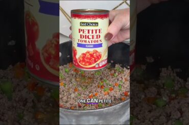 Easy Stuffed Pepper Casserole Recipe #shorts