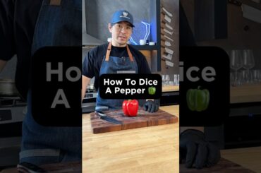 How To Dice A Pepper 🫑