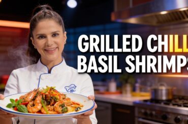 Easy grilled shrimps with chili recipe for weight loss