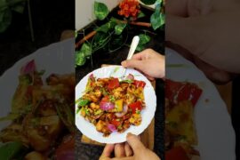 Paneer chilli starter recipe restaurant style starter at home#hobby #recipe #cooking #food#lifestyle