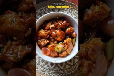 Easy Chilli Chicken Recipe at Home | Spicy Indo-Chinese Style #shortsfeed #recipe #chilichicken