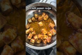 Chilli paneer recipe aaj to ghar par restaurant jaisa chilli paneer banaya🤤🫰🏻#chillipaneer #viral