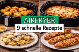 Airfryer Rezepte: 9 einfache Ideen für die Heißluftfritteuse!
