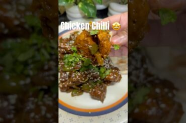 Street Style Chilli Chicken Recipe 🤩| #viral #youtubeshorts #shorts