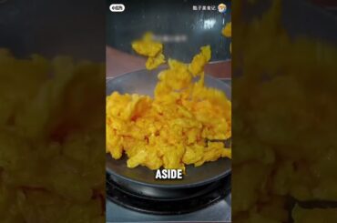 Fast & Delicious Green Pepper Scrambled Eggs Recipe #shorts