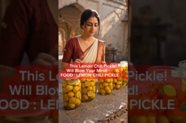 This Lemon Chili Pickle is Pure Magic! 🌶️🍋 #shorts #ytshorts #food #shortsfeed