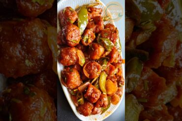 The most delicious soyabean Recipe ever | Soya chunk chilli | Street Food | Veg recipe #spicy