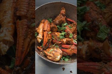 crab pepper roast recipe #shortsviral #shorts #food #trending