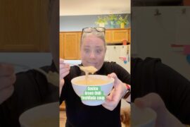 Green Chili Chicken EnchiladaSoup - Cooking Through Recovery #foodshorts #costco #healingjourney