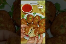 crispy chicken cheese malai croquettes |  Chicken Croquettes Recipe #viral #foodie #trendingshorts‎