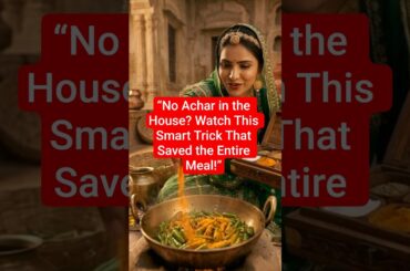 “No Pickle? 😱 This Instant Chili Achar Saved the Meal!” 🔥 #video #food