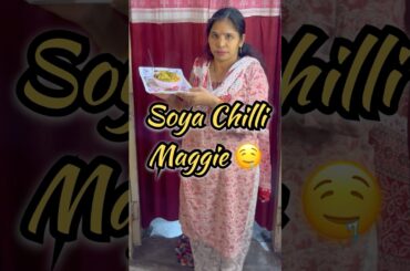 Viral Soya Chilli Maggie Recipe 🤤 #shorts #viral #cooking #recipe