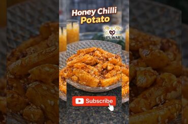 Restaurant Style Honey Chilli Potato at Home 😍 #shorts #indianfood #mr&mrspuwar #indianfoodies