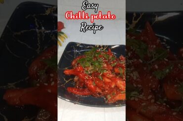 10 min chilli potato recipe#viral#shorts#shortsviral#shortvideo#food#recipe#easyrecipe#streetfood
